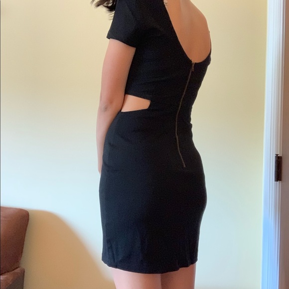 Urban Outfitters Black Cutout Dress - Picture 2 of 2